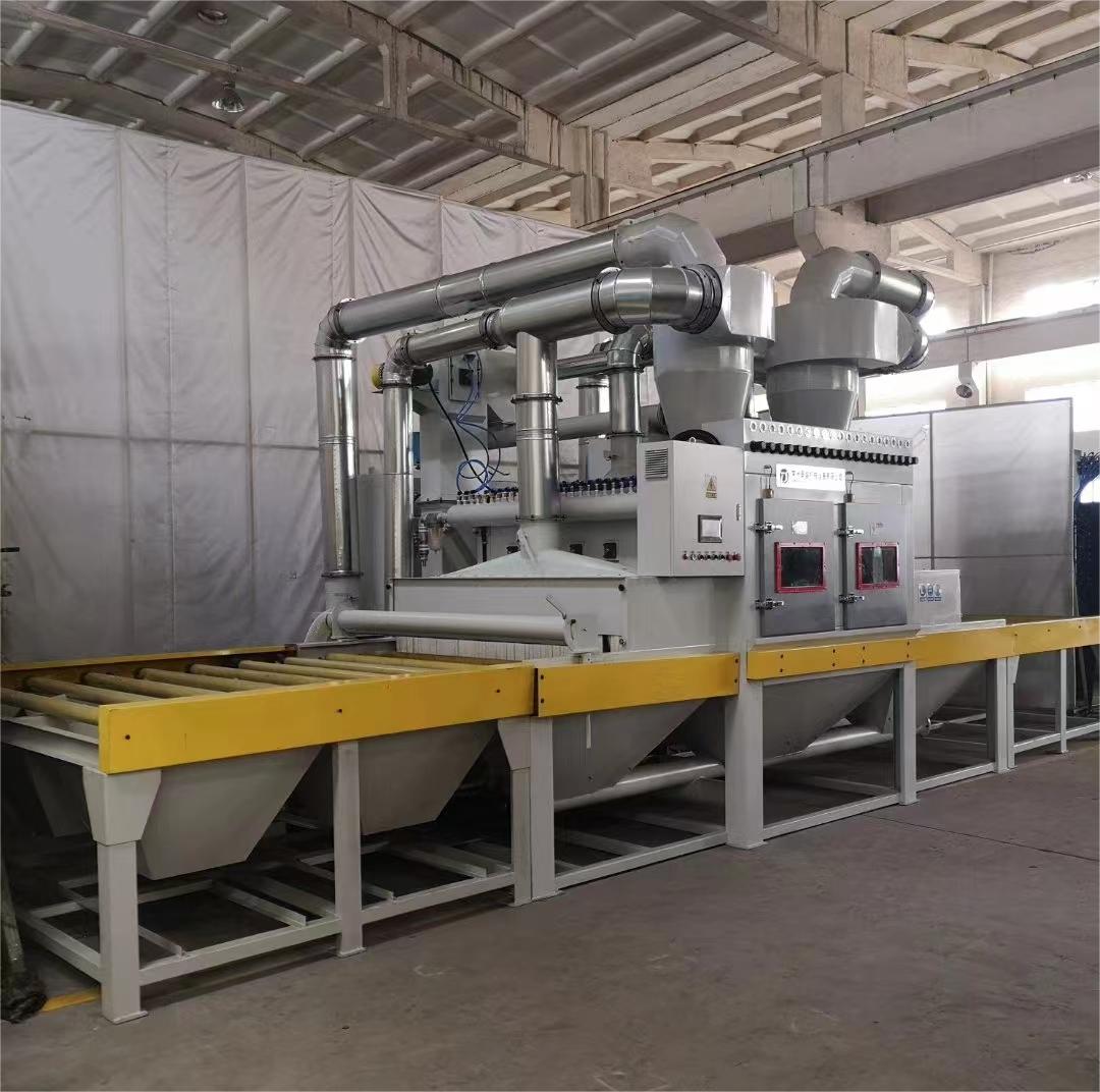 顺义抛丸机跑砂是什么原因