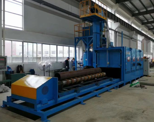 顺义喷砂机在管道除锈中的现场施工应用