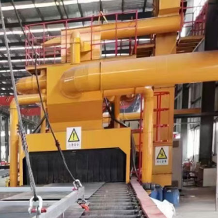 顺义钢结构抛丸机的抛丸速度和抛丸量如何调节